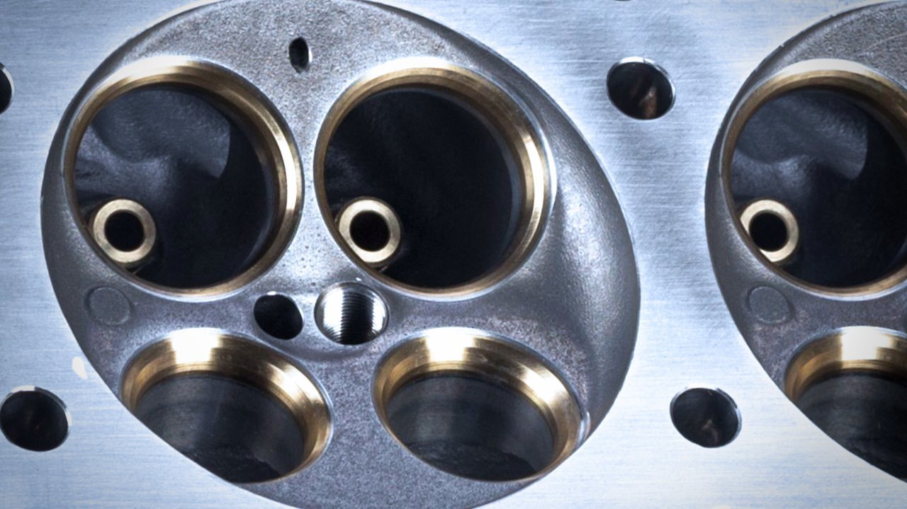 Inlet ports of a cylinder head